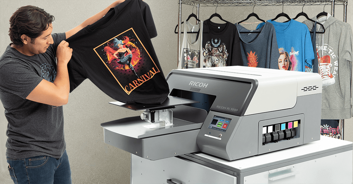 Ricoh DTG Printers  Direct-to-Garment Printing