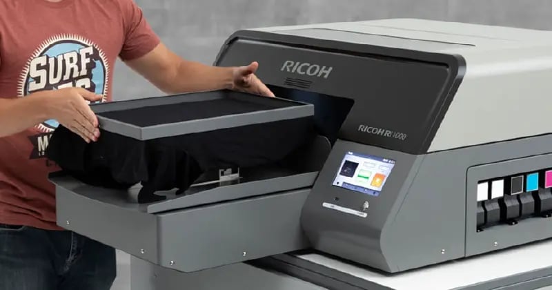 Ricoh Ri2000 Commercial Garment Printer : Garment Printer Ink